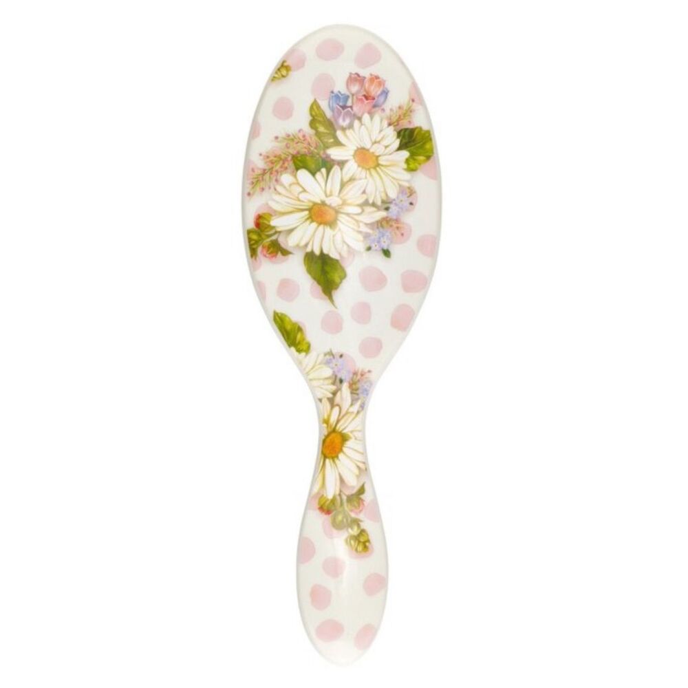 Wet brush x Mackenzie-Childs Original Detangler White Pink Spotted Floral
